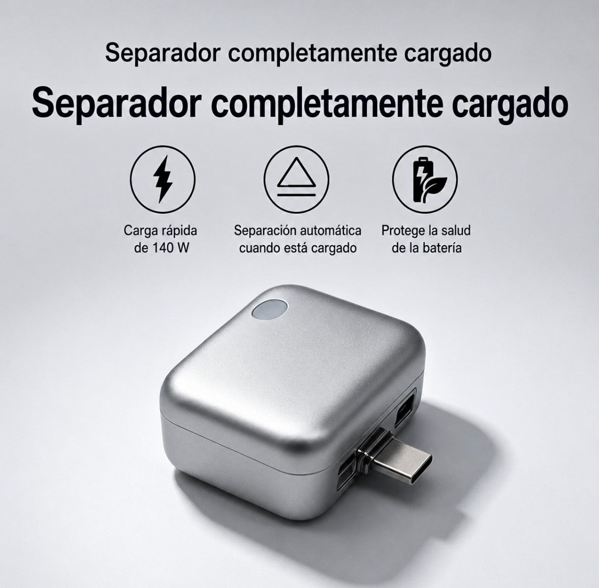 2 Adaptadores usb C que corta la energia y se autoexpulsa con IA