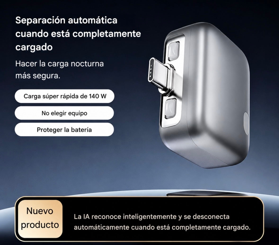 2 Adaptadores usb C que corta la energia y se autoexpulsa con IA